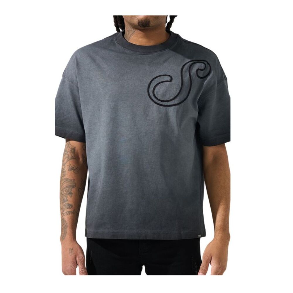 Serenede Crew Neck T-Shirt Kinetic Mens Black KNTCBLK
